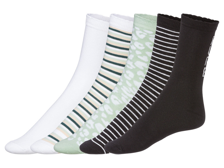 Gehe zu Vollbildansicht: esmara® Damen Socken, 5 Paar, mit Bio-Baumwolle - Bild 8