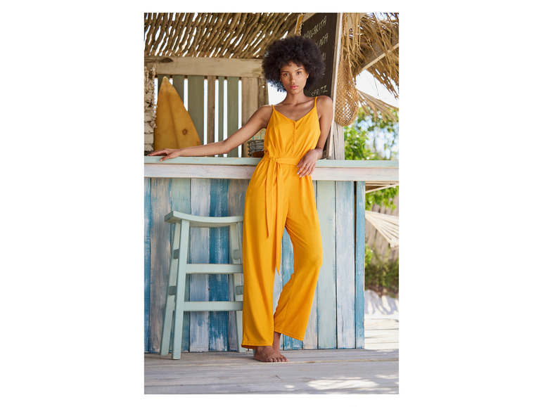 Gehe zu Vollbildansicht: esmara® Damen Jumpsuit, in Strukturoptik - Bild 2