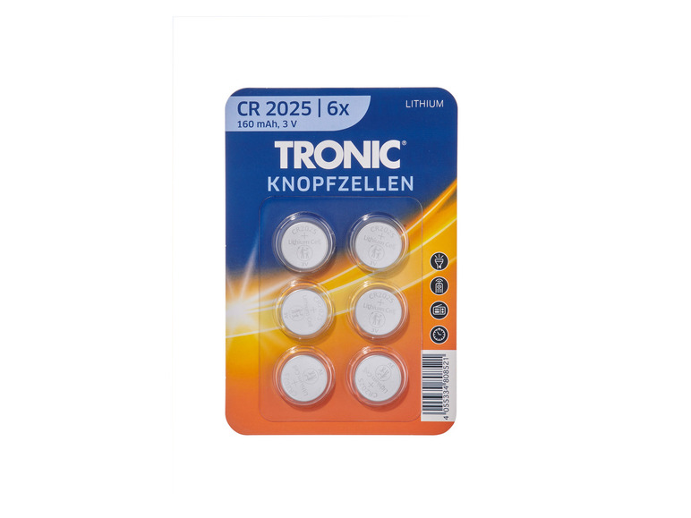 Gehe zu Vollbildansicht: TRONIC® Knopfzellen, 6 Stück - Bild 6