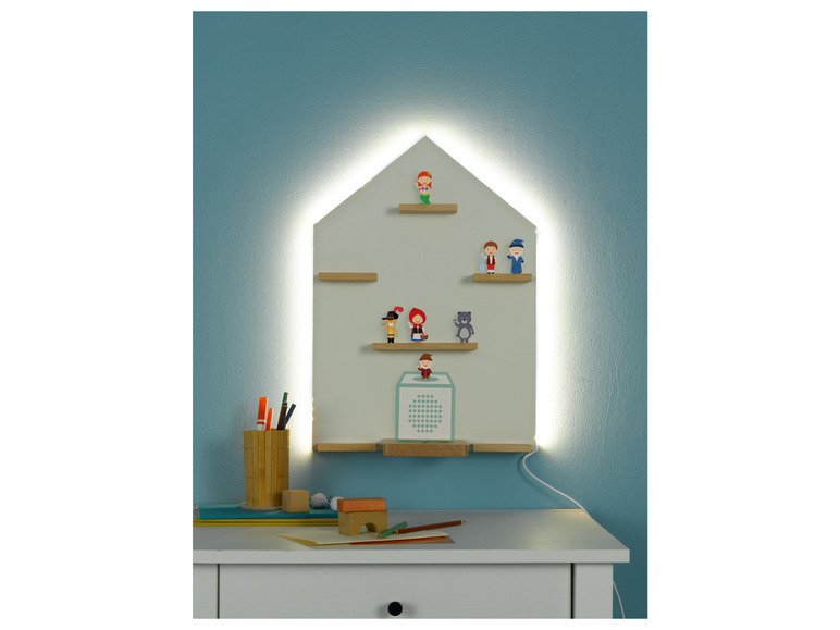 Gehe zu Vollbildansicht: LIVARNO home LED-Kinder-Regal für Audiobox und Figuren, mit LED-Beleuchtung - Bild 4