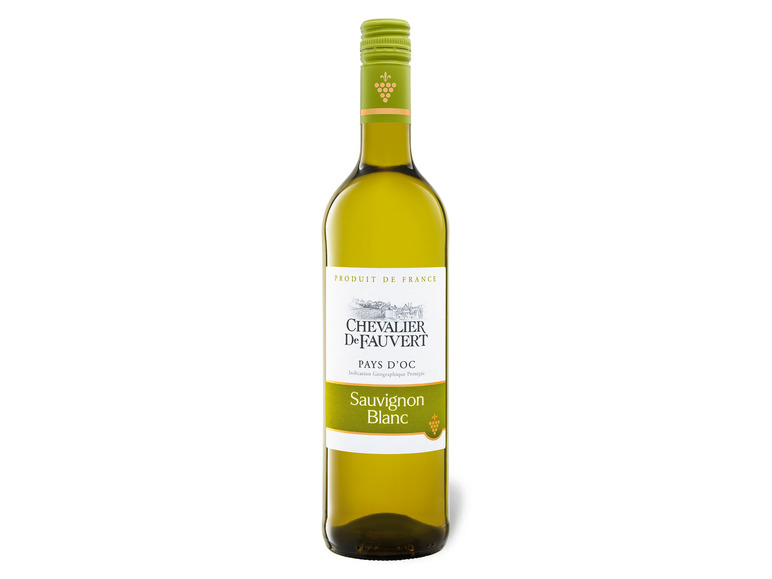 de Chevalier d\'Oc trocken, IGP Fauvert Sauvignon Pays 2021 Weißwein Blanc