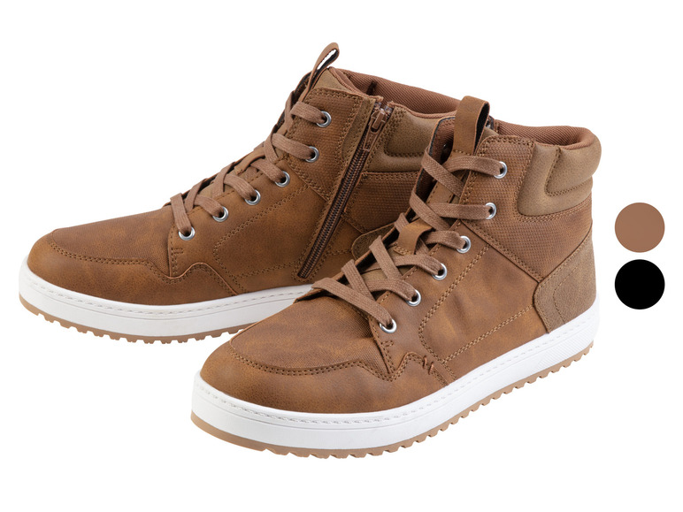 LIVERGY® Herren Freizeitschuhe, High Top, textile Innenausstattung