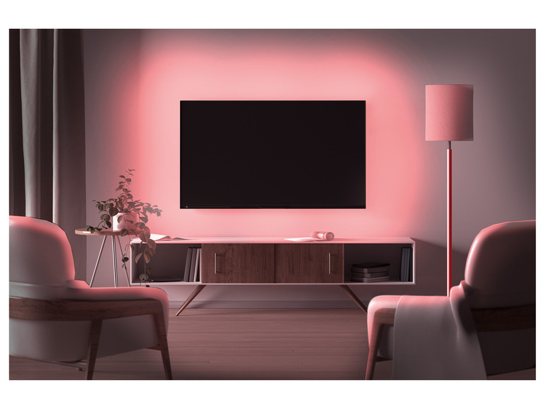 Gehe zu Vollbildansicht: LIVARNO home LED TV Hintergrundbeleuchtung, 4 x 50 cm - Bild 5
