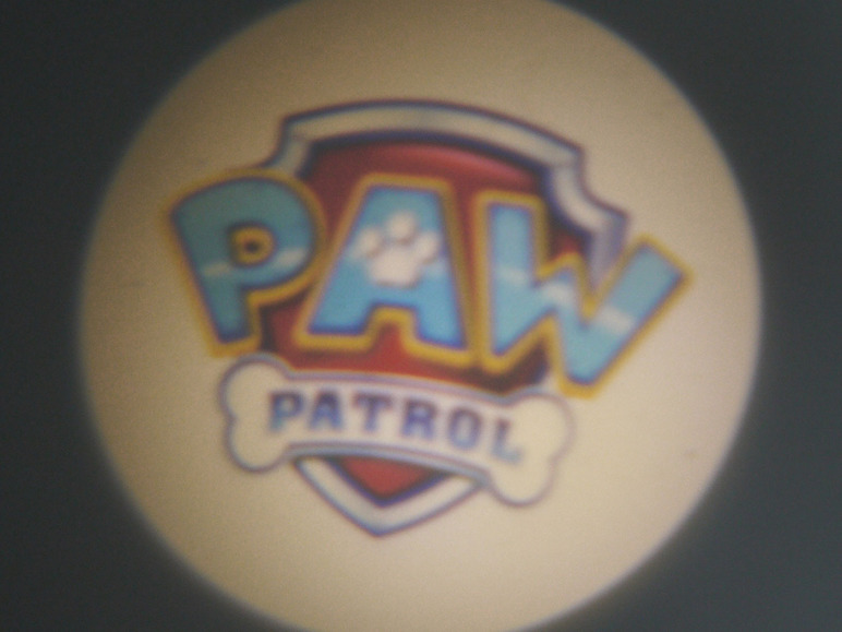 6 Paw Patrol, Motiven Taschen-Projektor mit Niermann