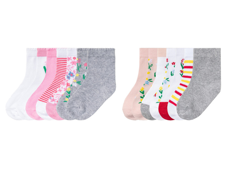 lupilu® Kleinkinder Socken, 7 Paar, mit Bio-Baumwolle