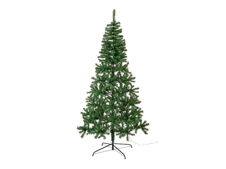 Gehe zu Vollbildansicht: LIVARNO home Künstlicher LED-Weihnachtsbaum, 210 cm, flexible, formbare Zweige - Bild 1