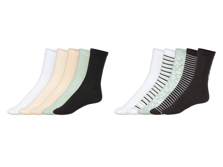 Gehe zu Vollbildansicht: esmara® Damen Socken, 5 Paar, mit Bio-Baumwolle - Bild 1