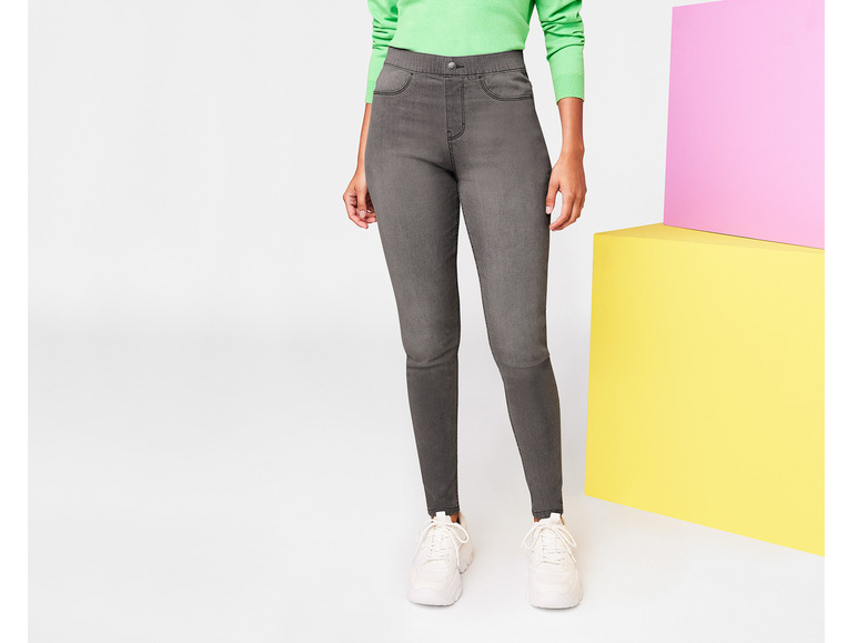 Gehe zu Vollbildansicht: esmara® Damen Jeggings mit Faketaschen - Bild 6