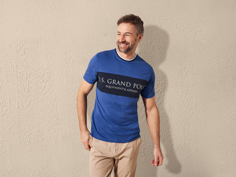 Gehe zu Vollbildansicht: x Grand Polo Herren T-Shirt aus reiner Baumwolle - Bild 13