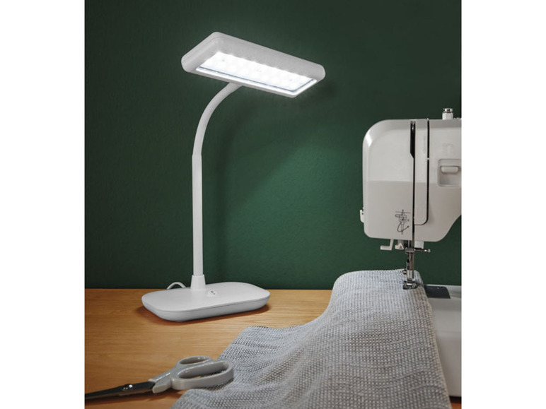 flexiblem home LIVARNO weiß mit Hals, LED-Tageslichtleuchte