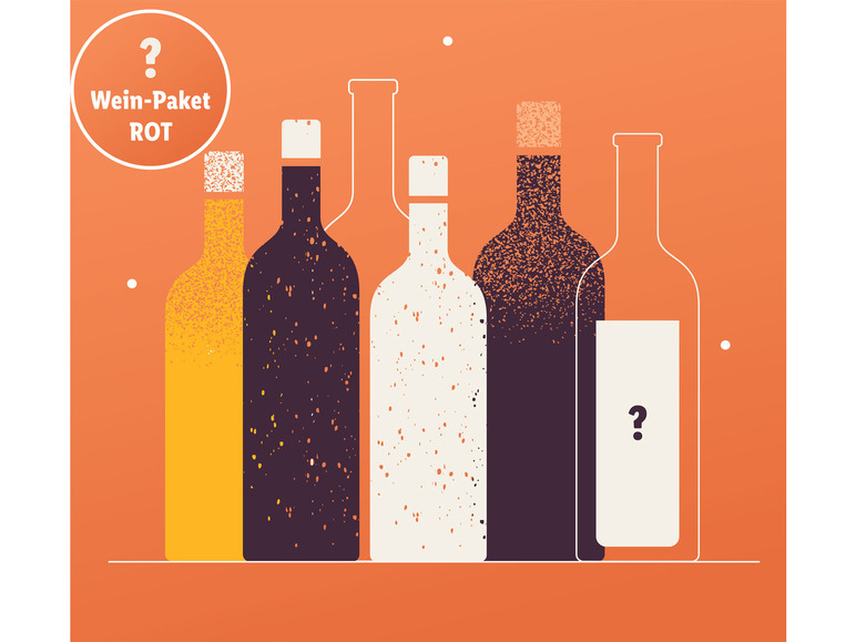 ᐉ 6 x 0,75-l-Flasche kräftig & Lidl Price / DE - rot Compare Überraschung / Weinpaket
