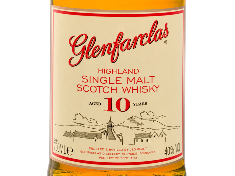 Jahre Highland 40% 10 Whisky Malt Scotch Glenfarclas Vol Single