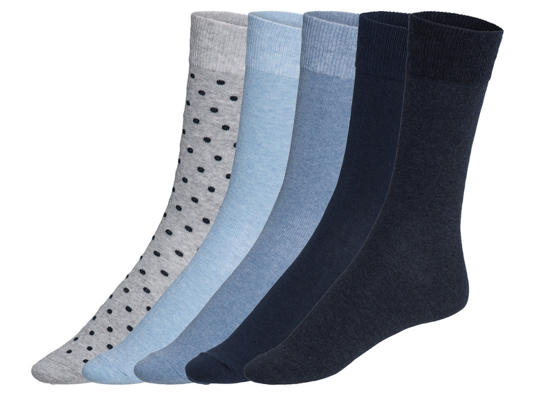 Gehe zu Vollbildansicht: LIVERGY® Herren Socken, 5 Paar, mit Bio-Baumwolle - Bild 2