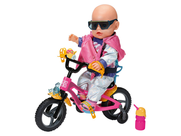 Gehe zu Vollbildansicht: Baby Born Puppen Fahrrad, mit Trinkflasche - Bild 4