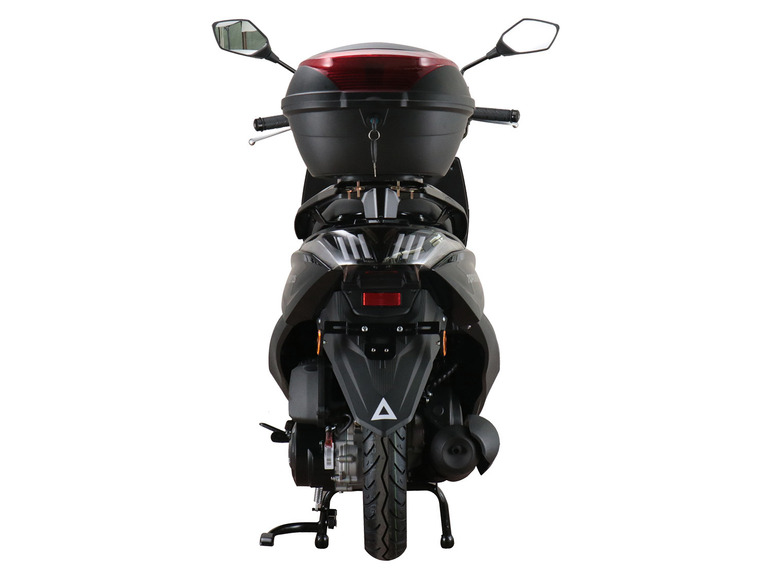 inkl. EURO schwarz Topdrive ccm 125 5 Topcase Alpha 85 km/h Motorroller Motors