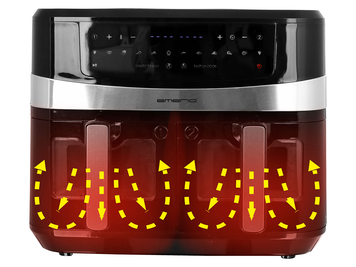 Smart Emerio 9 Fryer Lite… Heißluftfritteuse AF-128121,