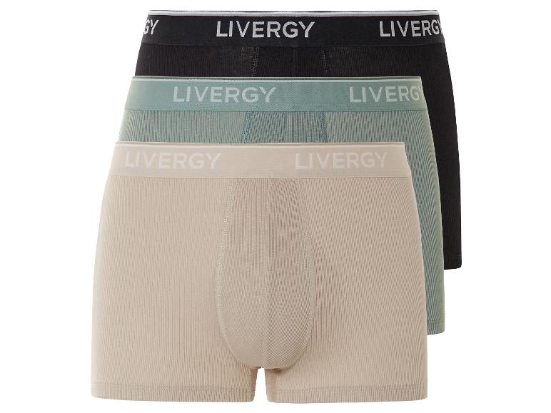 Gehe zu Vollbildansicht: LIVERGY® Herren Boxer, 3 Stück, modische Ripp-Qualität - Bild 8