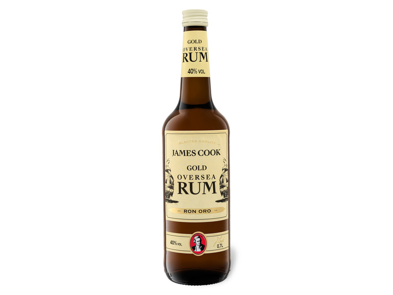 JAMES COOK Übersee 40% Rum Vol