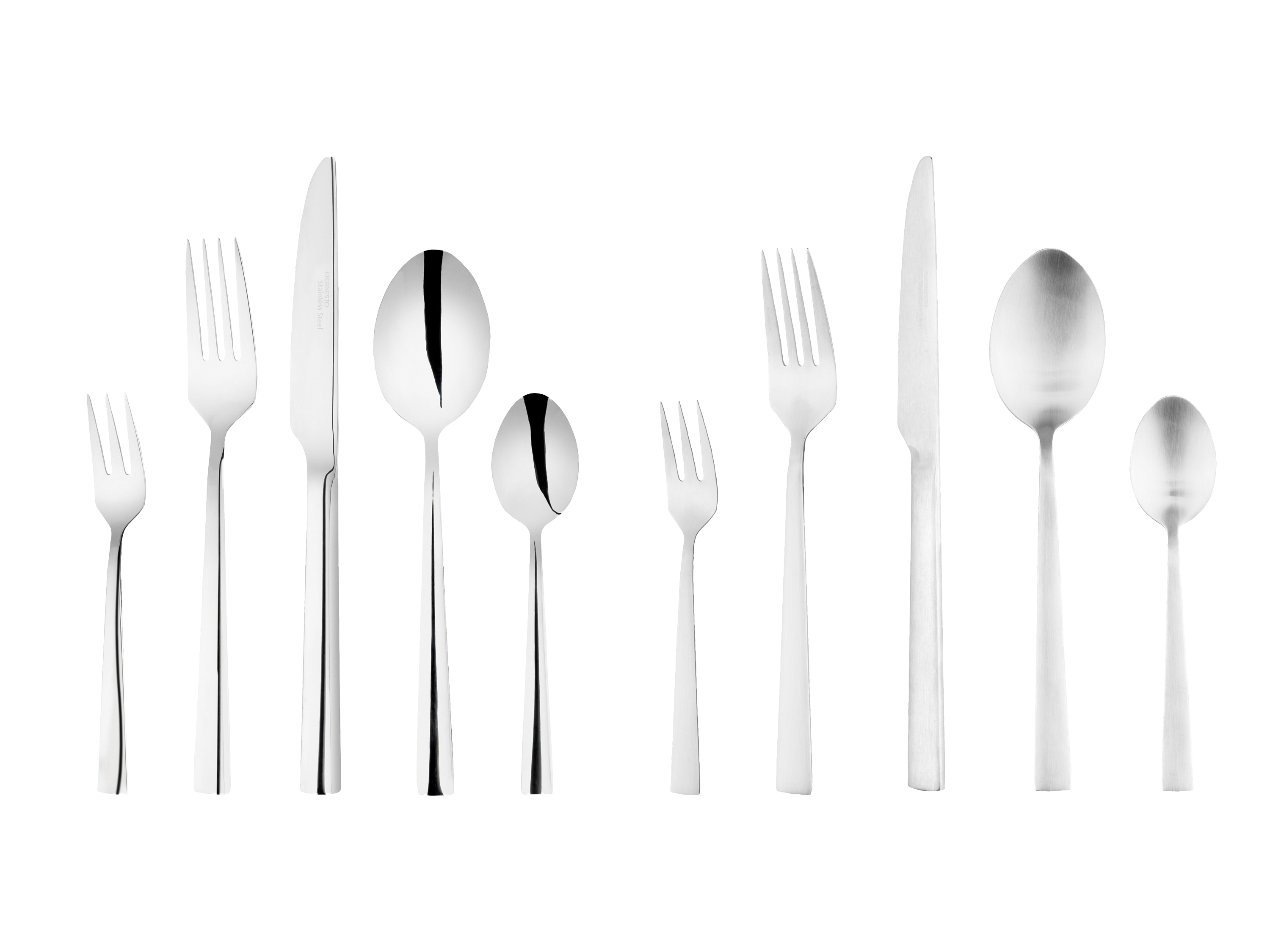 ERNESTO® Besteck-Set, 60-teilig, für ca. 12 Personen