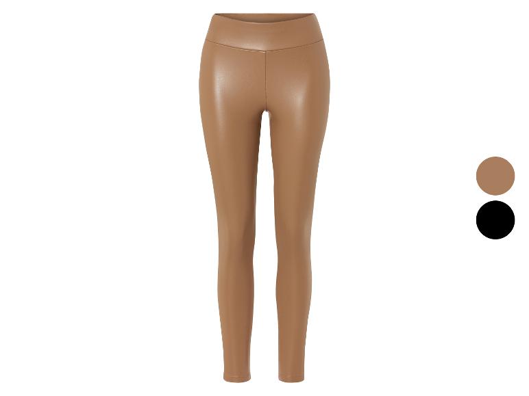 Gehe zu Vollbildansicht: esmara® Damen Leggings, in Lederoptik - Bild 1