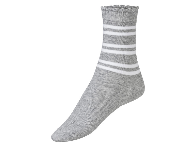 Gehe zu Vollbildansicht: esmara® Damen Socken, 7 Paar, mit hohem Bio-Baumwollanteil - Bild 8