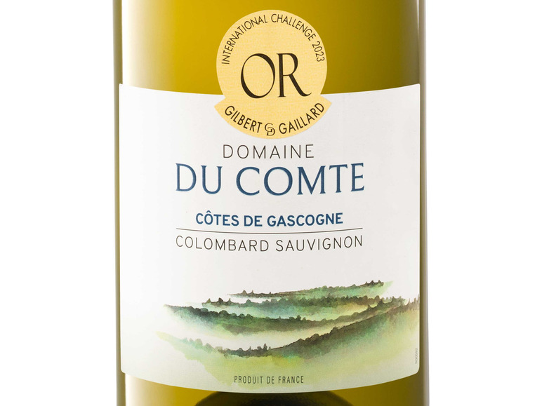 Domaine du Comte Colombard Sauvignon Côtes de Weißwein trocken, IGP Gascogne 2022