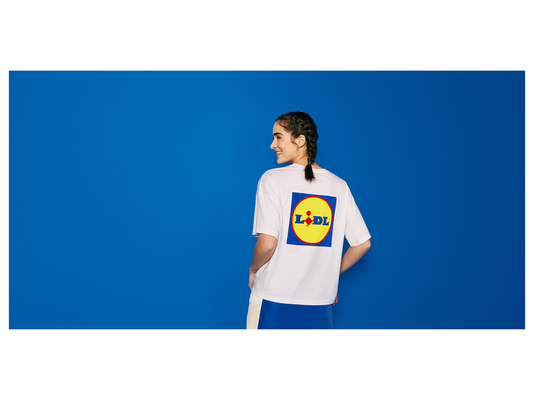 Gehe zu Vollbildansicht: esmara® Damen T-Shirt mit Lidl-Print - Bild 4