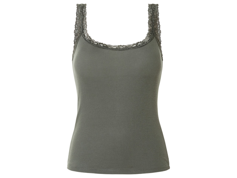 Gehe zu Vollbildansicht: esmara® Damen Tops, 3 Stück, in modischer Ripp-Qualität - Bild 14