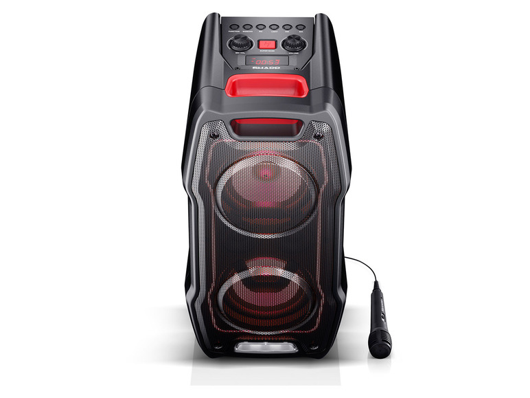 Sharp »PS-929« Bluetooth und Disco Lichter mit Mikrofon Lautsprecher