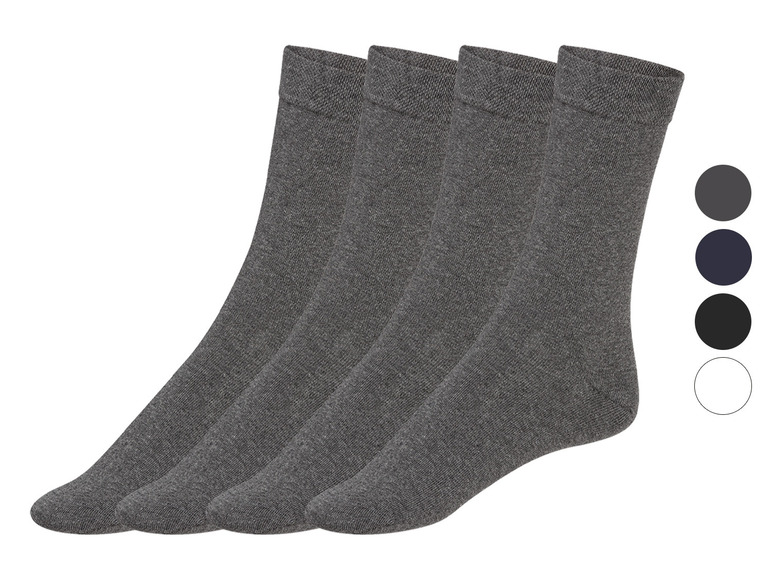 Gehe zu Vollbildansicht: esmara® Damen Socken, 4 Paar, extra breiter Komfortbund - Bild 1