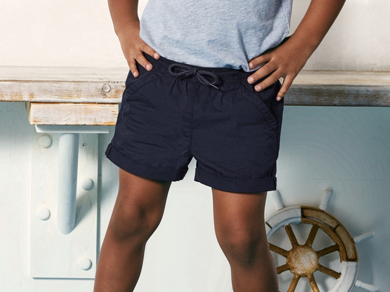 Gehe zu Vollbildansicht: lupilu® Kleinkinder Shorts, 2 Stück, reine Baumwolle - Bild 21