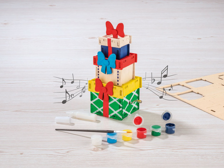 Gehe zu Vollbildansicht: crelando® Musikbox, DIY, mit mechanischem Spielwerk - Bild 6