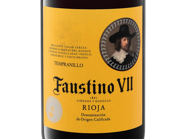 VII Faustino Tempranillo Rioja trocken, DOCa 2021 Rotwein