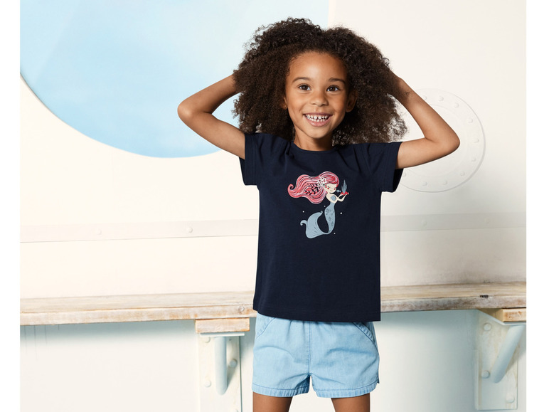 Gehe zu Vollbildansicht: lupilu® Kleinkinder T-Shirts, 3 Stück, mit Baumwolle - Bild 8