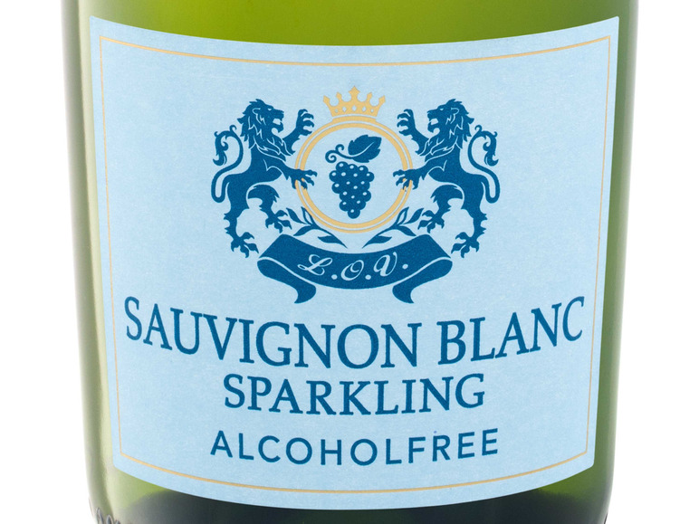 Sauvignon auf Getränk Blanc Weinbasis 2022, entalkoholisierter kohlensäurehaltiges