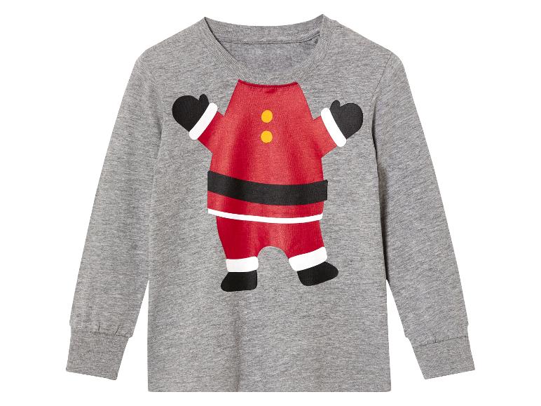 Gehe zu Vollbildansicht: lupilu® Kinder Pyjama, mit Weihnachtsdesign - Bild 4