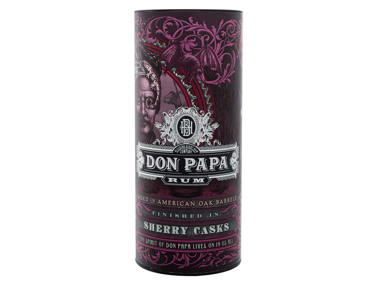 Don Papa Cask Sherry Vol Rum mit 45% Geschenkbox