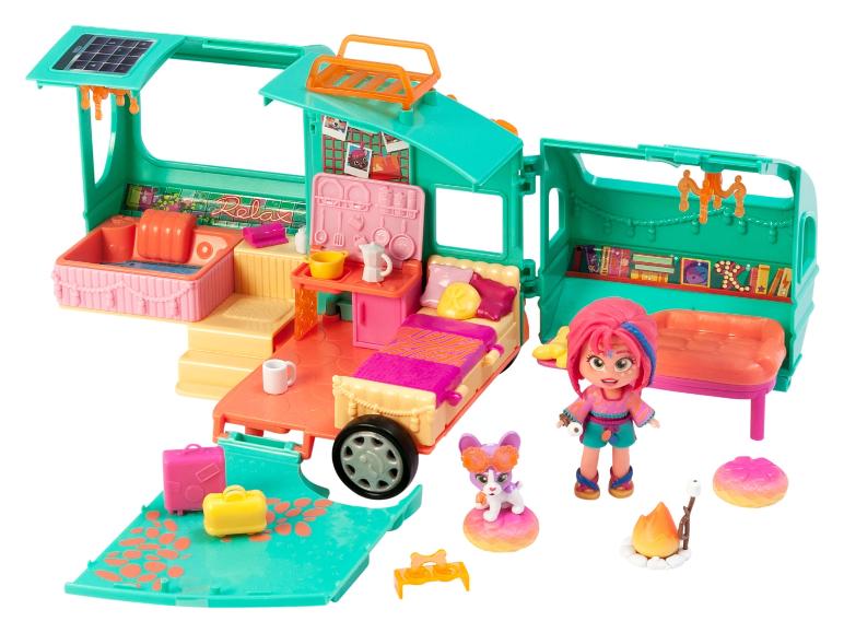 Gehe zu Vollbildansicht: Kookyloos Spielfigur-Set »Mia's Caravan«, inkl. farbenfrohem Zubehör - Bild 2