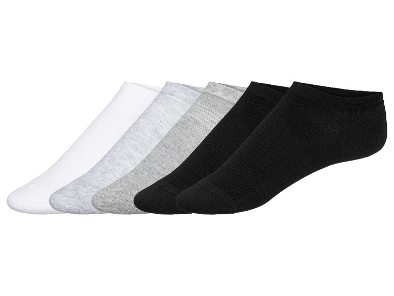 Gehe zu Vollbildansicht: LIVERGY® Herren Sneakersocken, 5 Paar, mit Baumwolle - Bild 2