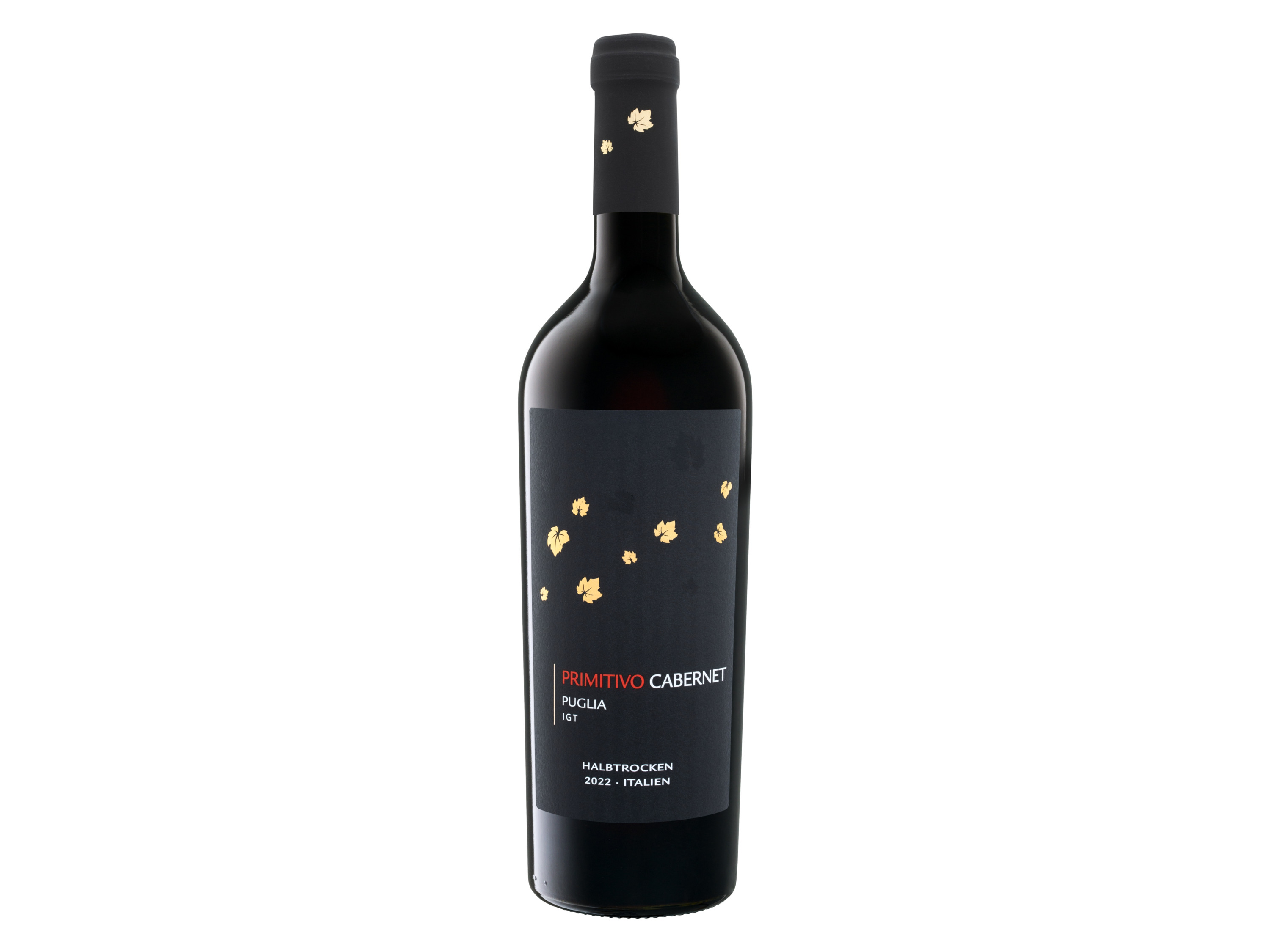 Primitivo Cabernet Puglia IGT halbtrocken, Rotwein 2023 Wein & Spirituosen Lidl DE