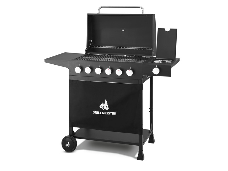 Gehe zu Vollbildansicht: GRILLMEISTER Gasgrill »Memphis«, 6plus1, 18 kW, mit Seitenbrenner - Bild 3