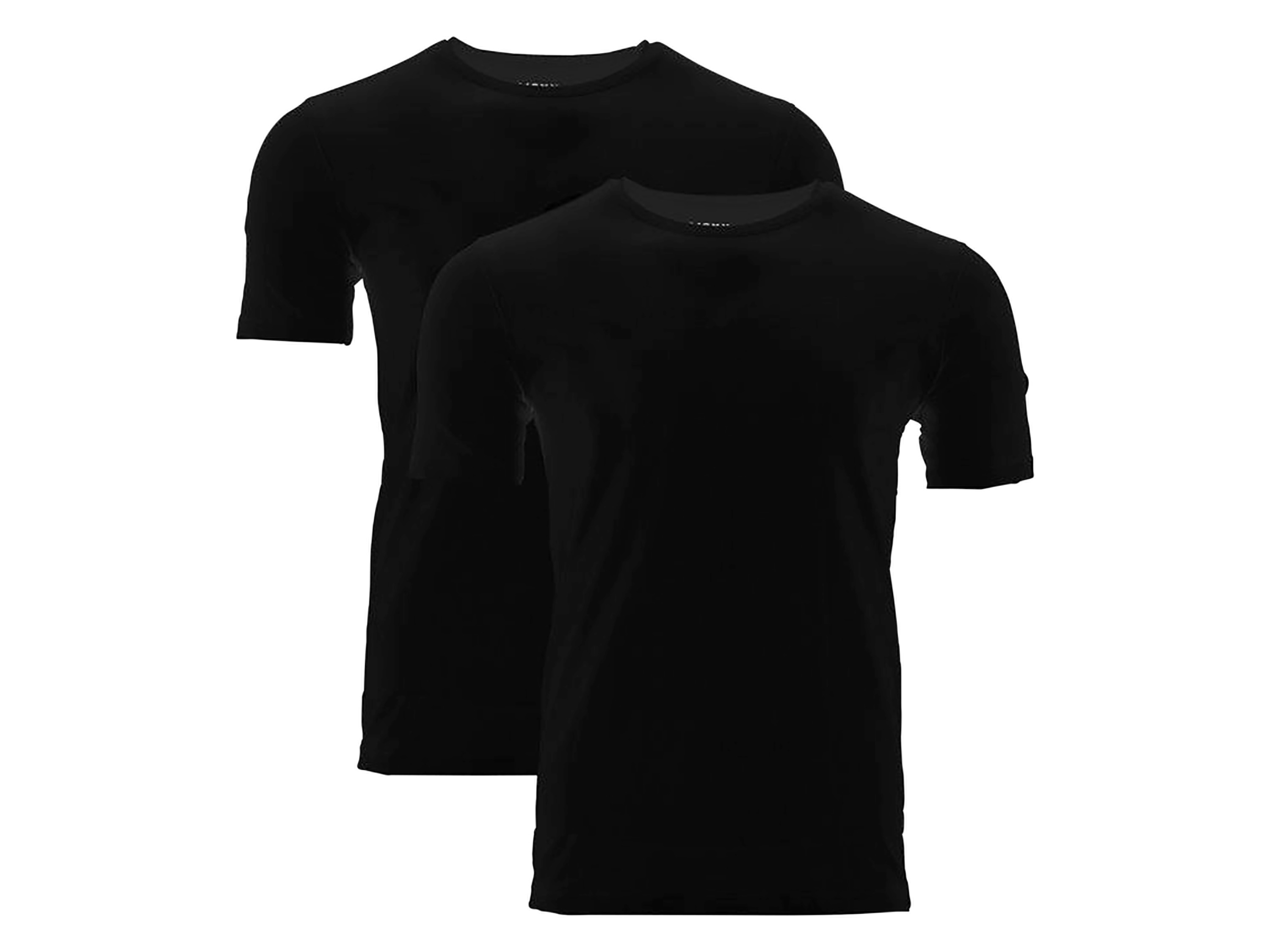 MEXX Herren Unterhemd-T-Shirt (S, schwarz) S