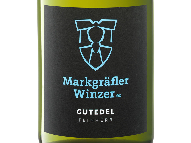 Weißwein Markgräfler Winzer Gutedel feinherb, Literflasche, 2022 QbA