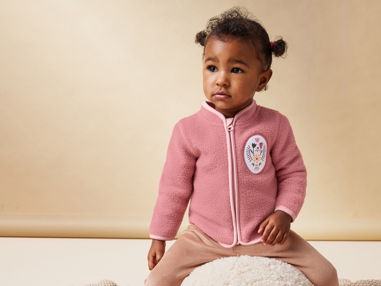 Gehe zu Vollbildansicht: lupilu® Baby Fleecejacke mit abgerundetem Saum - Bild 3