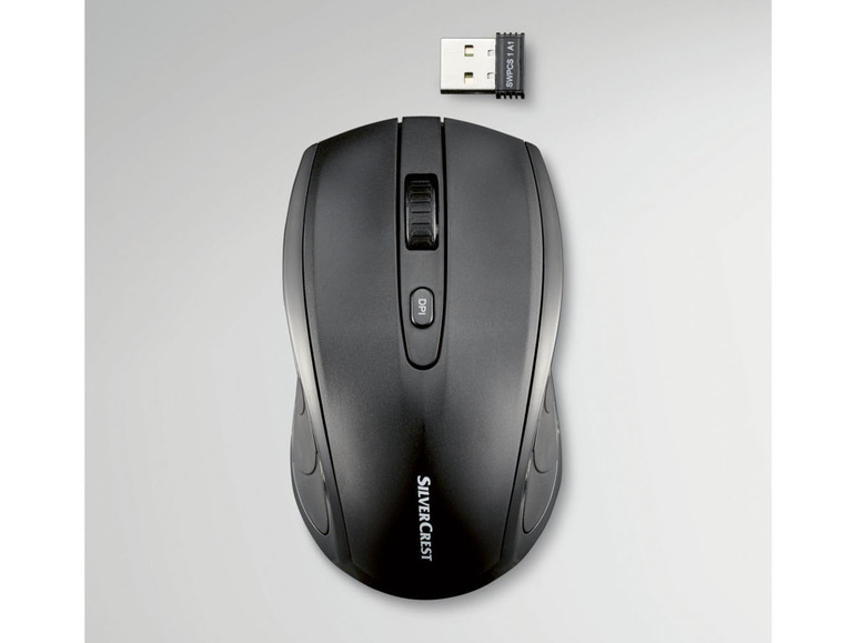 SILVERCREST® Tastatur und Maus USB-Nano-Empfänger mit Set, kabellos