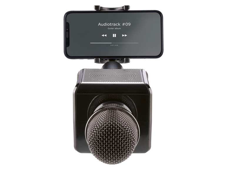 Gehe zu Vollbildansicht: SILVERCREST® Bluetooth®-Karaoke-Mikrofon, + Bluetooth-Lautsprecher, LED-Lichtershow - Bild 4