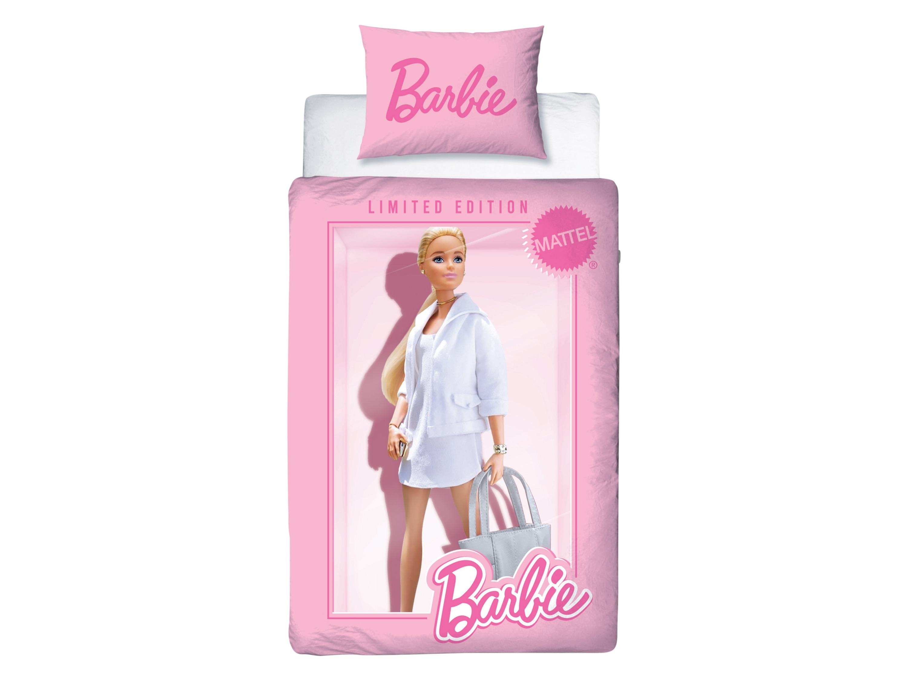 Barbie Kinder Bettwäsche Set 135 x 200 cm (Achtung LV: OSDE) (rosa)