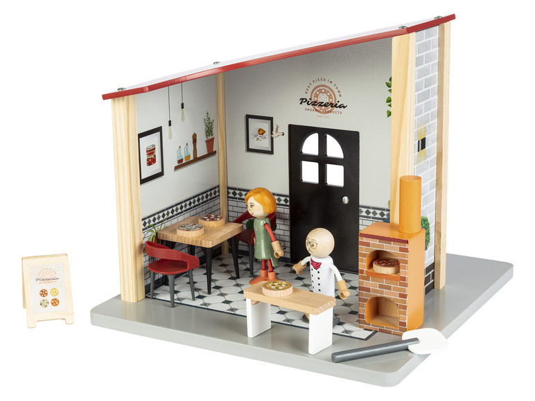 Gehe zu Vollbildansicht: Playtive Puppenhaus Spielset, aus Echtholz - Bild 9