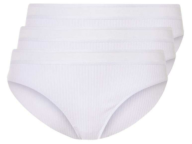 Gehe zu Vollbildansicht: esmara® Damen Slips, 3 Stück, in Ripp-Qualität - Bild 12