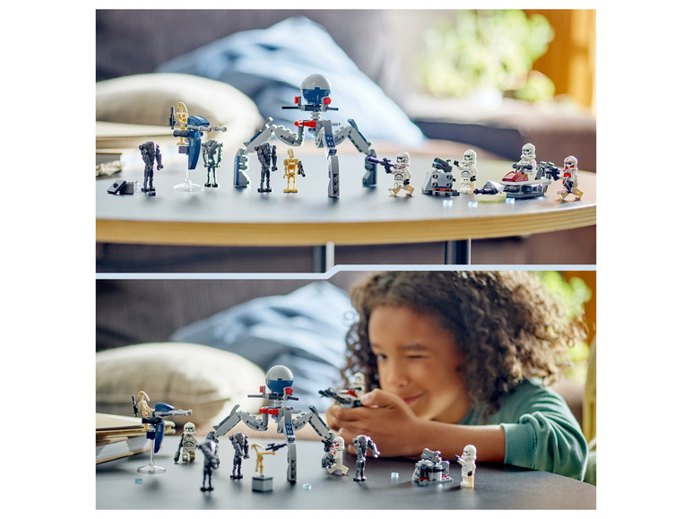 Gehe zu Vollbildansicht: LEGO® Star Wars 75372 »Clone Trooper™ & Battle Droid™ Battle Pack« - Bild 2